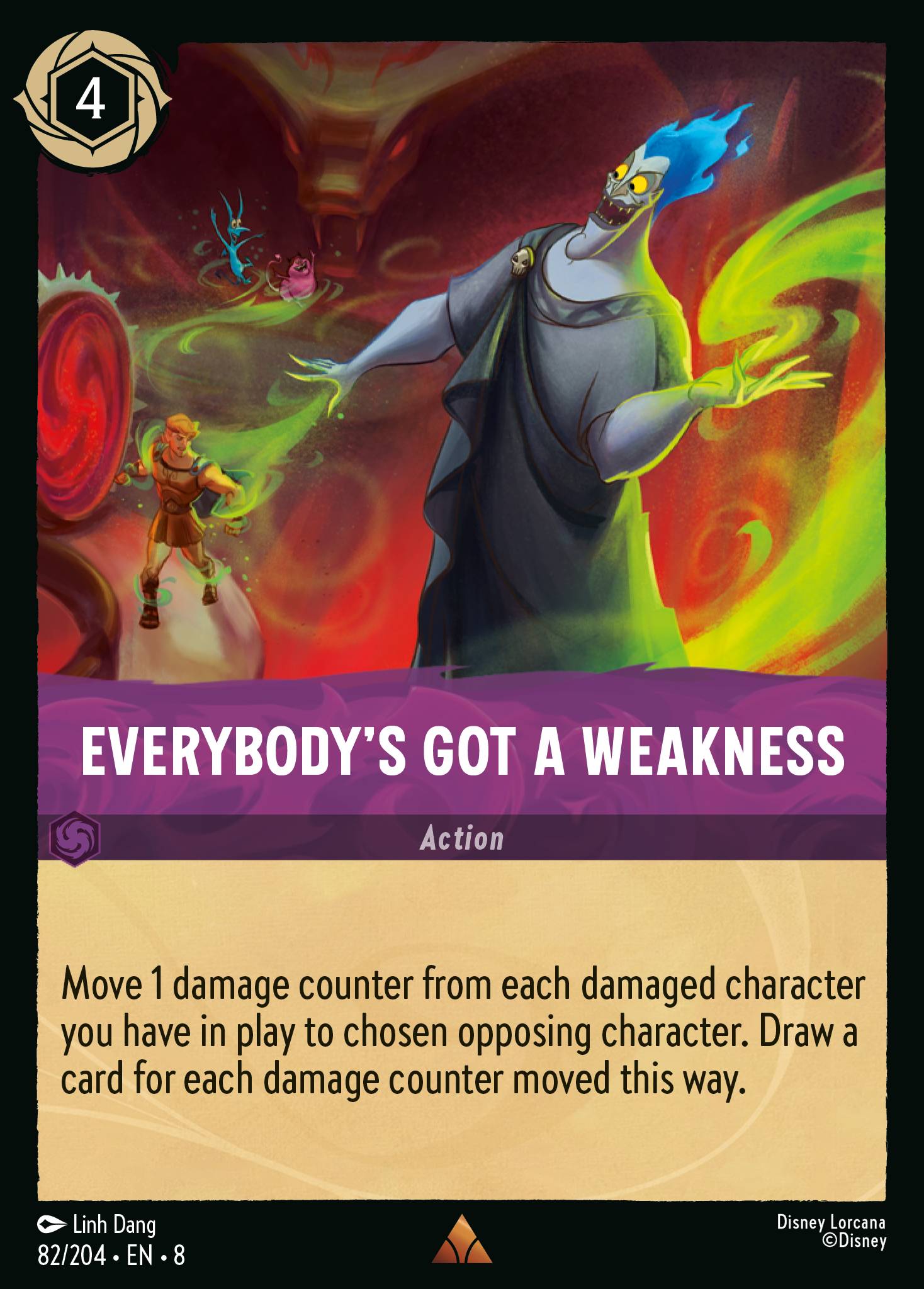 Everybody's Got a Weakness Disney Lorcana card