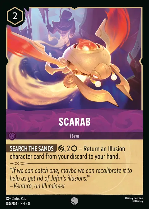 Scarab Disney Lorcana card