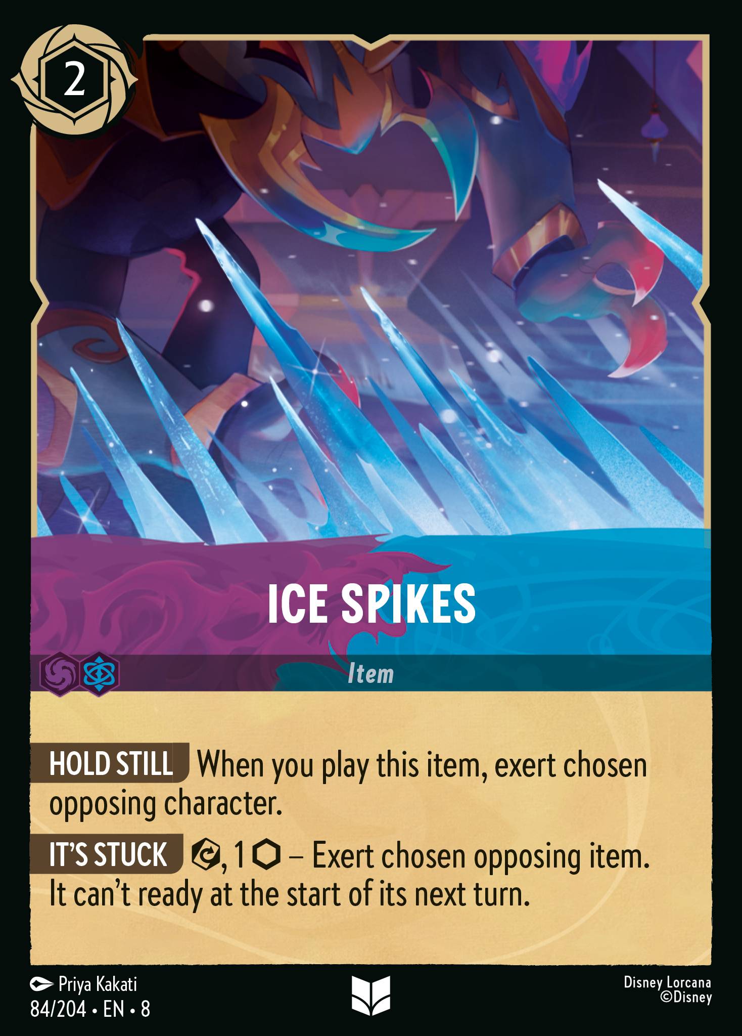 Ice Spikes Disney Lorcana card