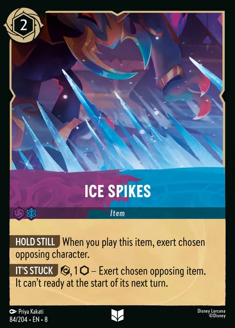 Ice Spikes Disney Lorcana card