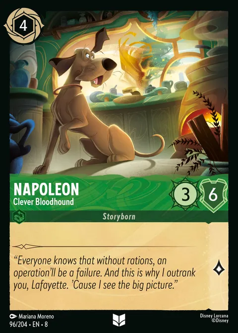 Napoleon — Clever Bloodhound Disney Lorcana card