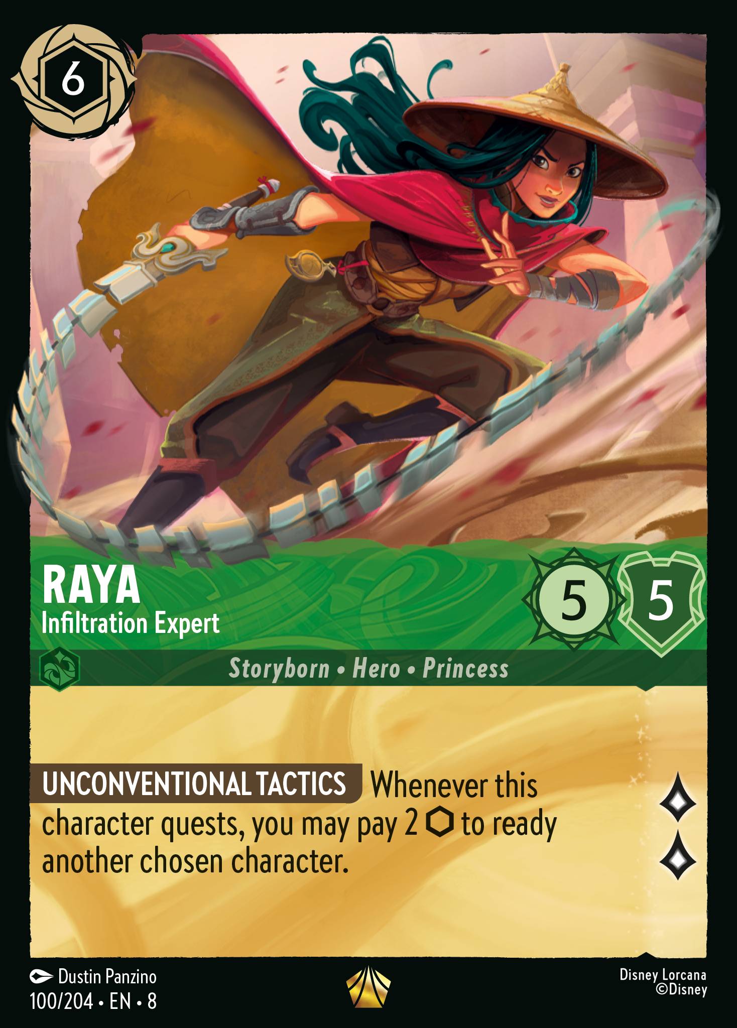 Raya — Infiltration Expert Disney Lorcana card