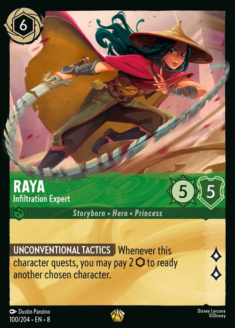 Raya — Infiltration Expert Disney Lorcana card