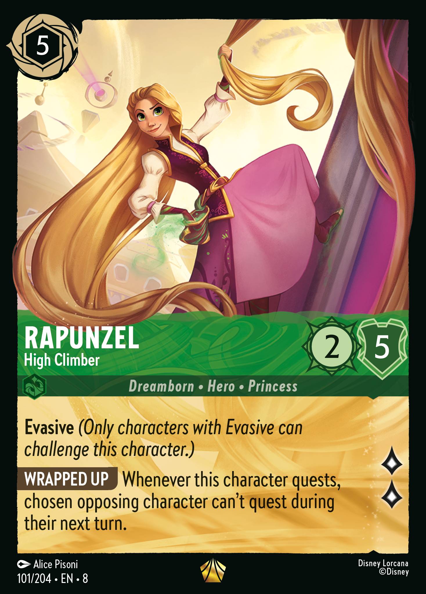 Rapunzel — High Climber Disney Lorcana card
