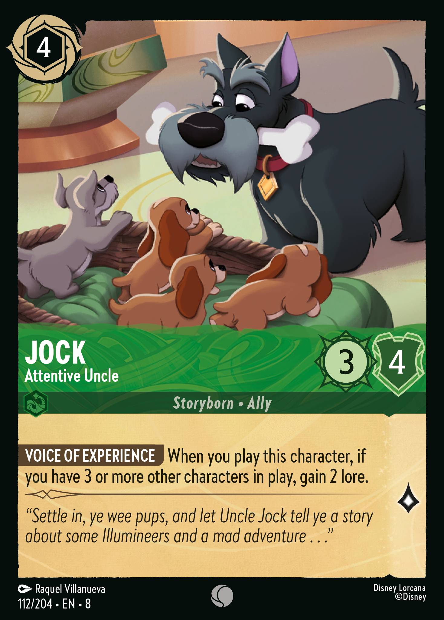 Jock — Attentive Uncle Disney Lorcana card