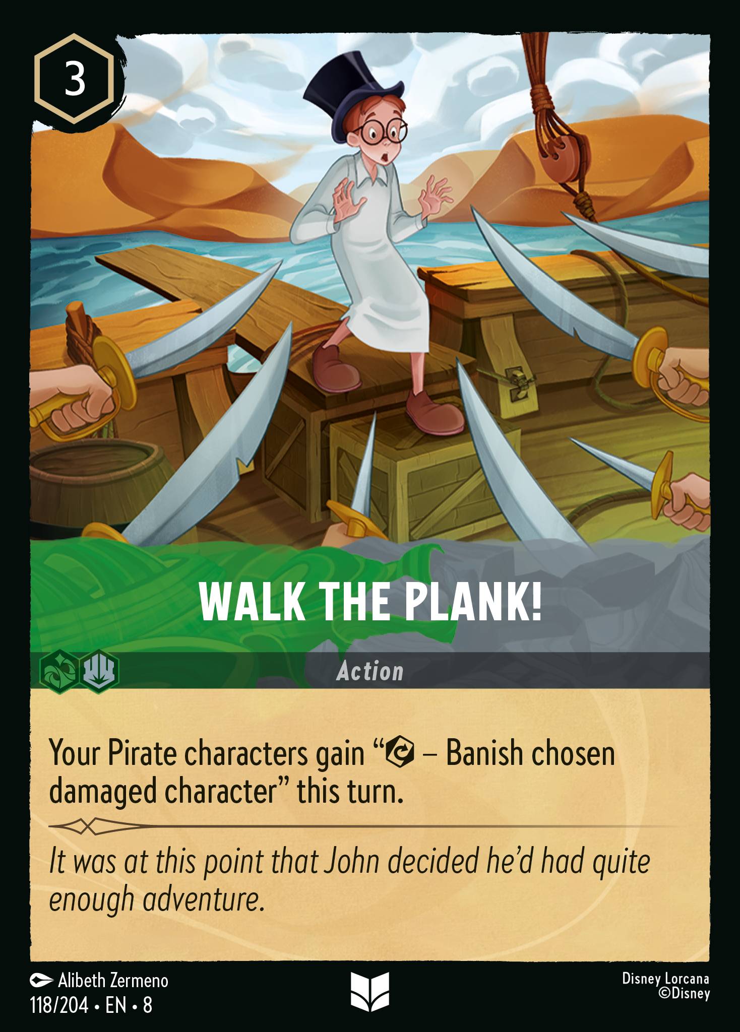 Walk the Plank! Disney Lorcana card