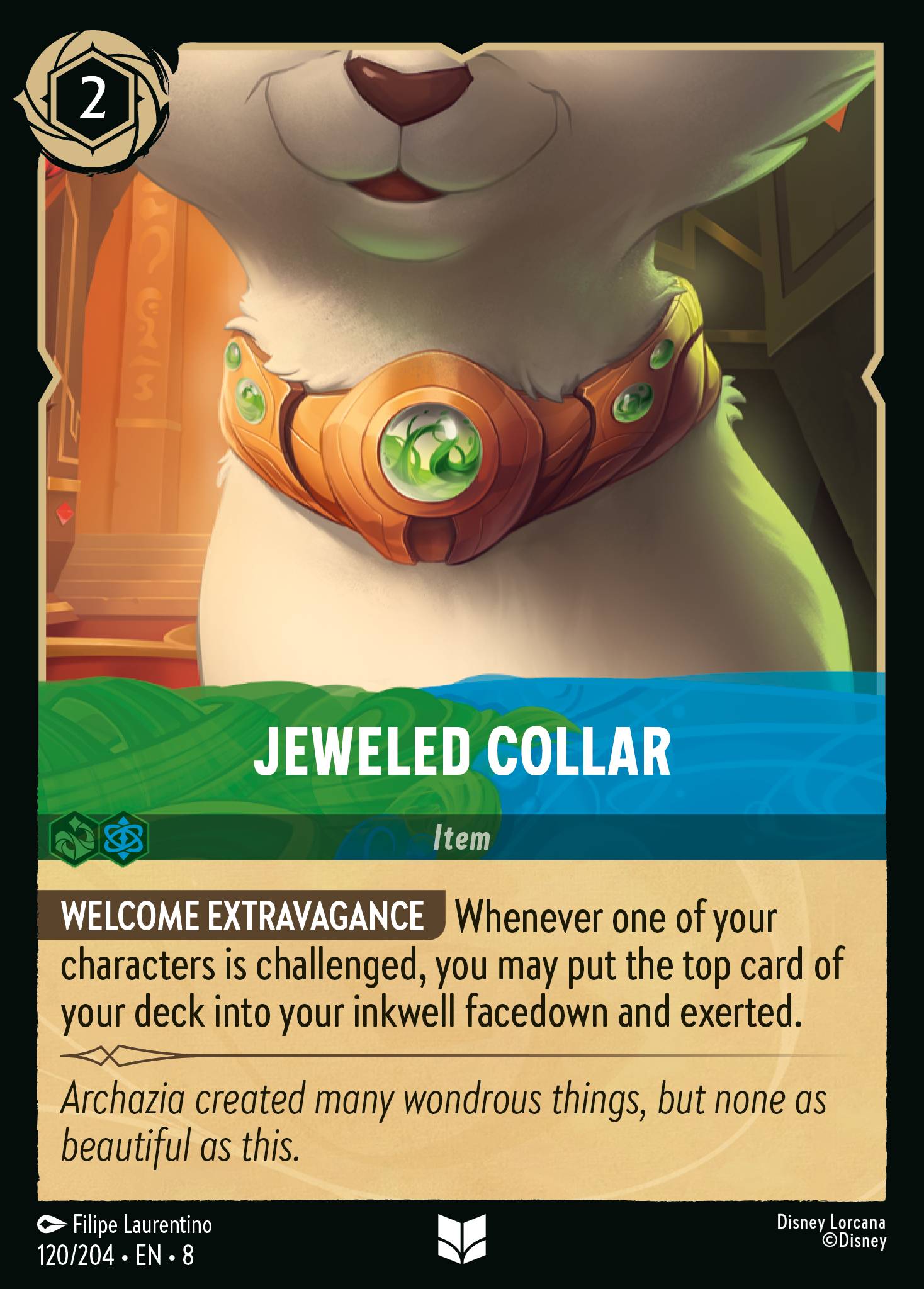 Jeweled Collar Disney Lorcana card