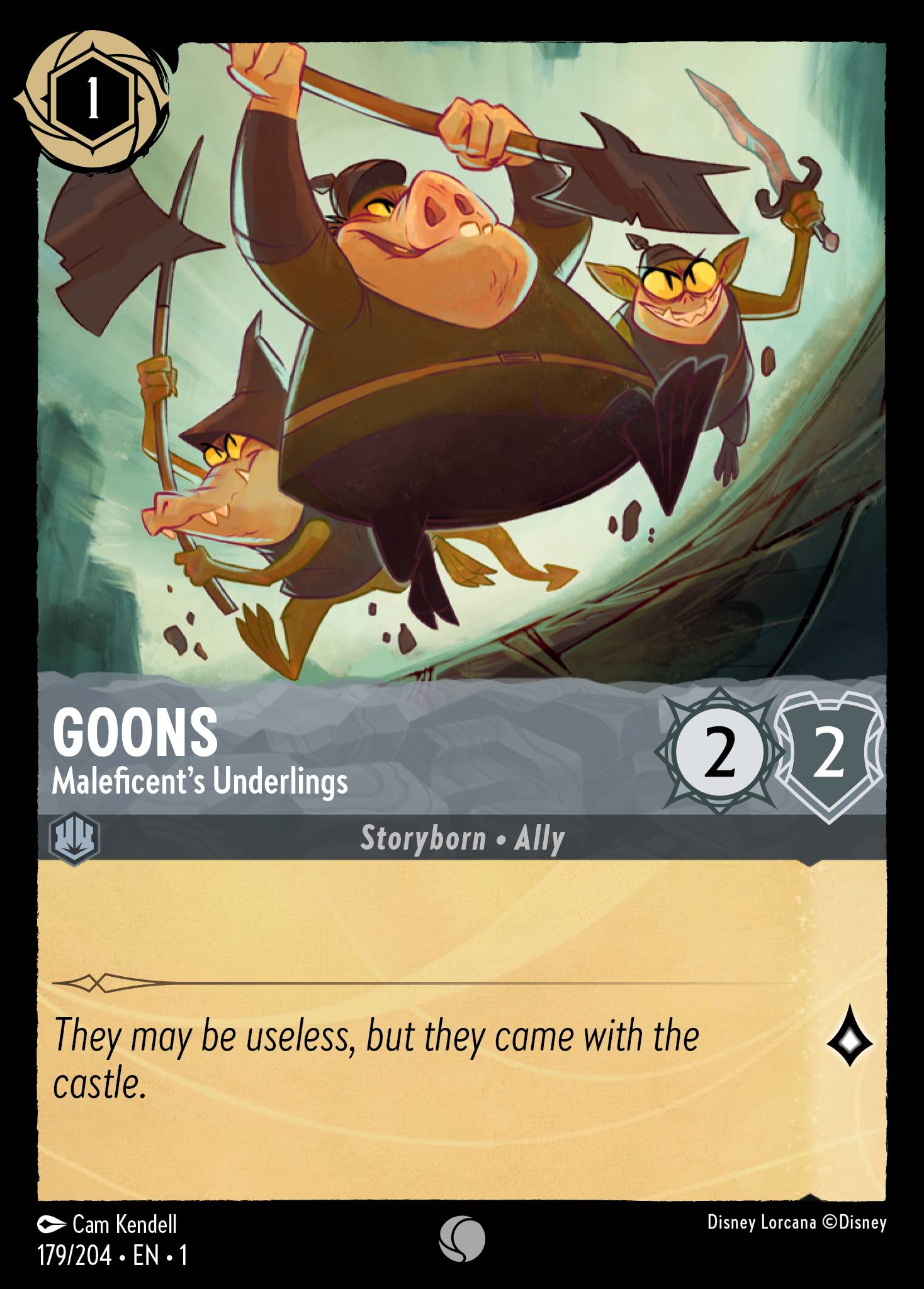 Goons — Maleficent’s Underlings Disney Lorcana card