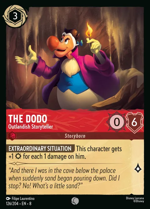The Dodo — Outlandish Storyteller Disney Lorcana card