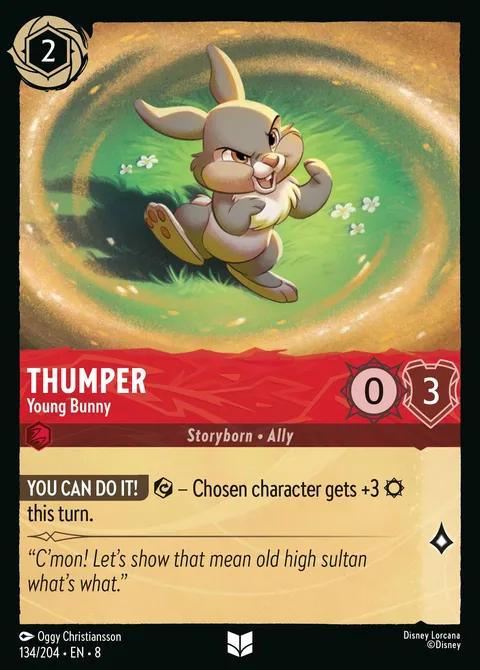 Thumper — Young Bunny Disney Lorcana card