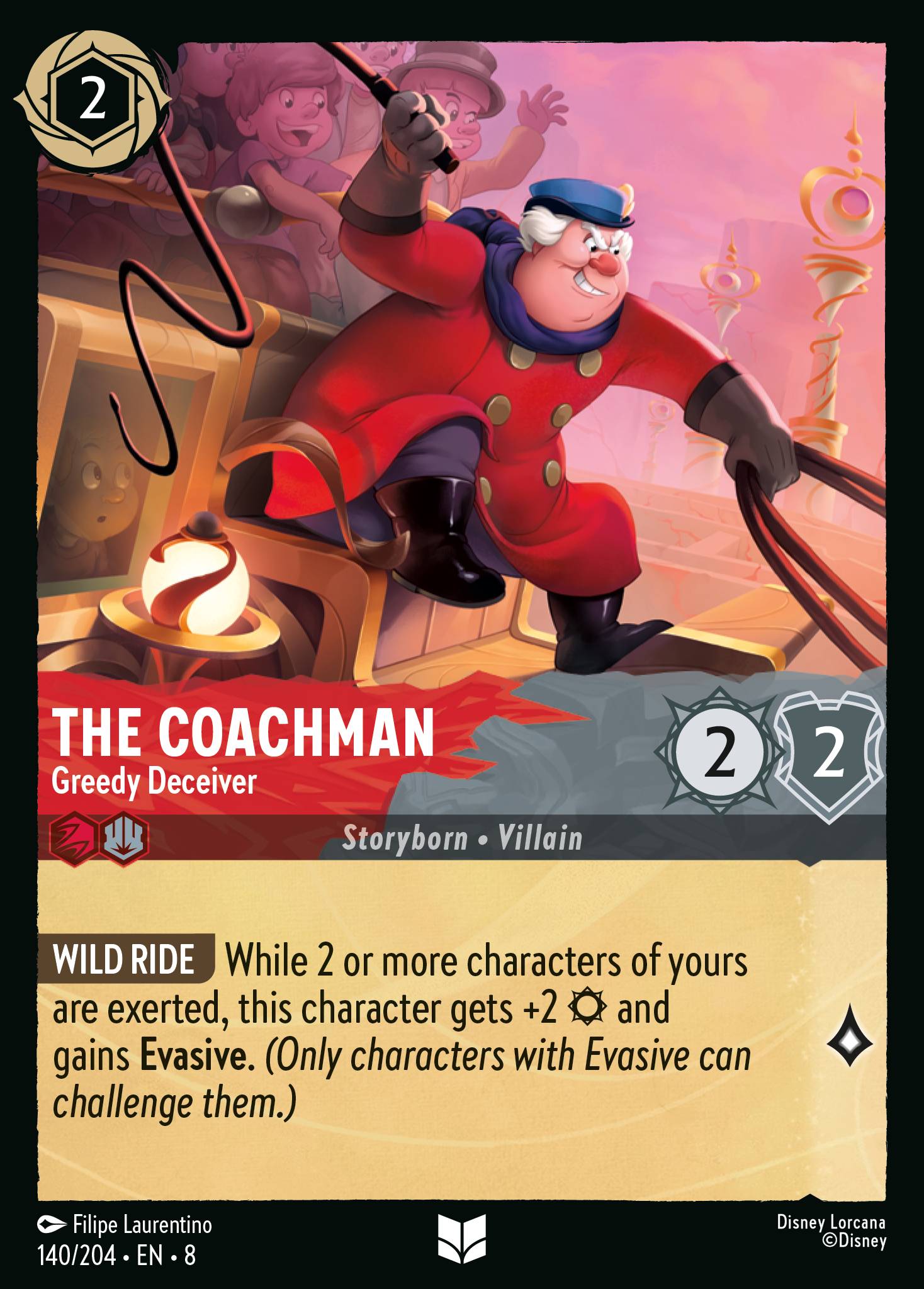The Coachman — Greedy Deceiver Disney Lorcana card