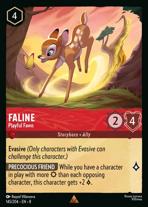 Faline — Playful Fawn Disney Lorcana card