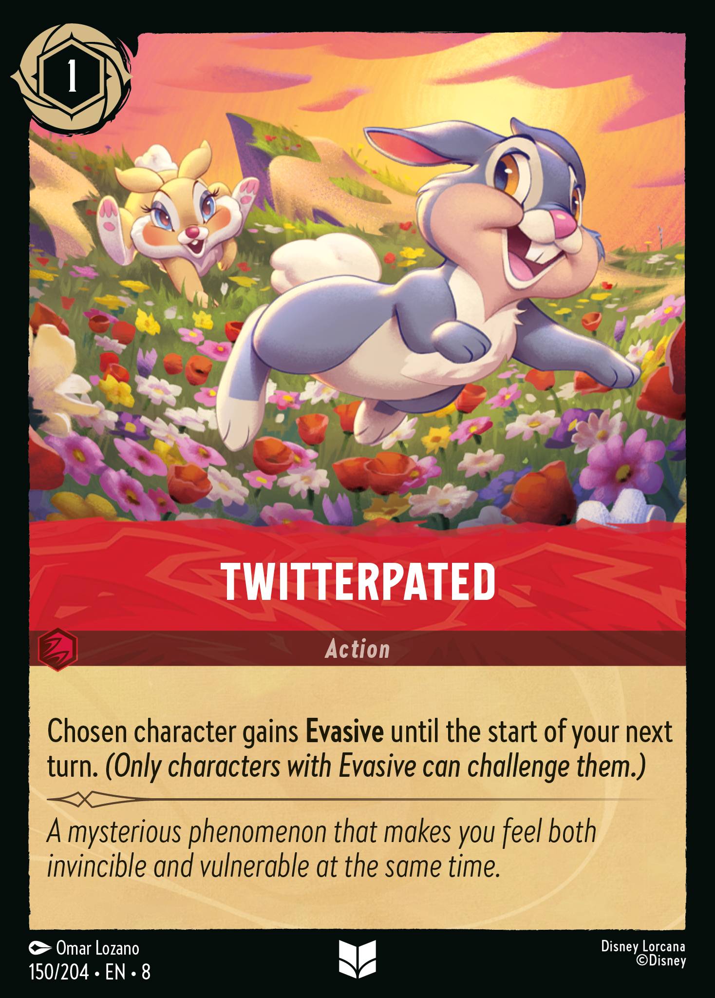 Twitterpated Disney Lorcana card