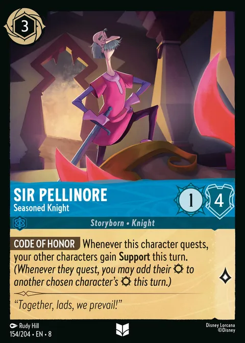 Sir Pellinore — Seasoned Knight Disney Lorcana card