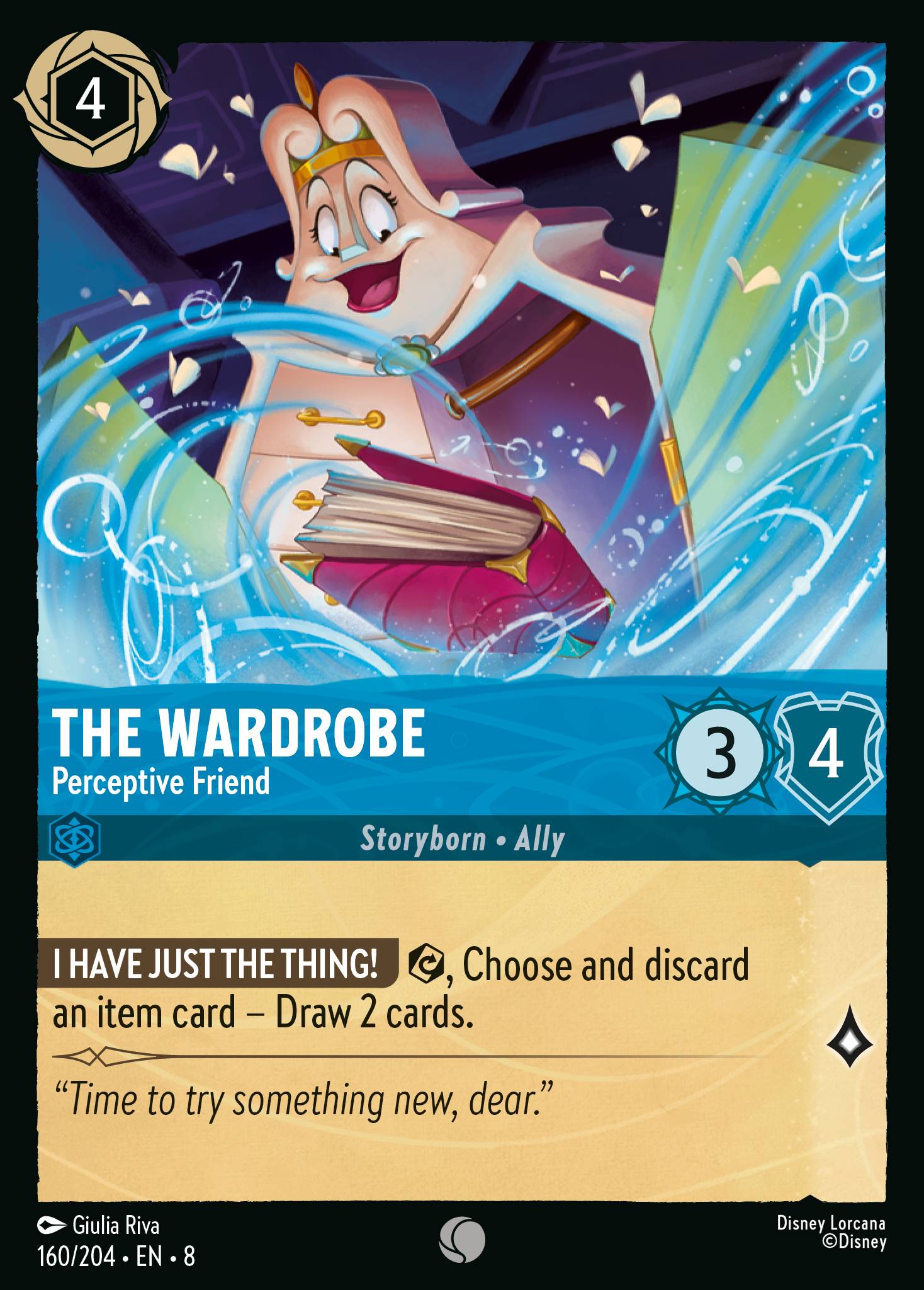The Wardrobe — Perceptive Friend Disney Lorcana card
