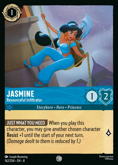 Jasmine — Resourceful Infiltrator Disney Lorcana card