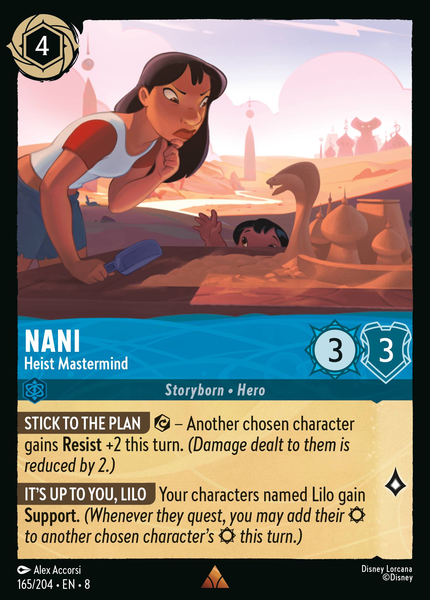 Nani — Heist Mastermind Disney Lorcana card