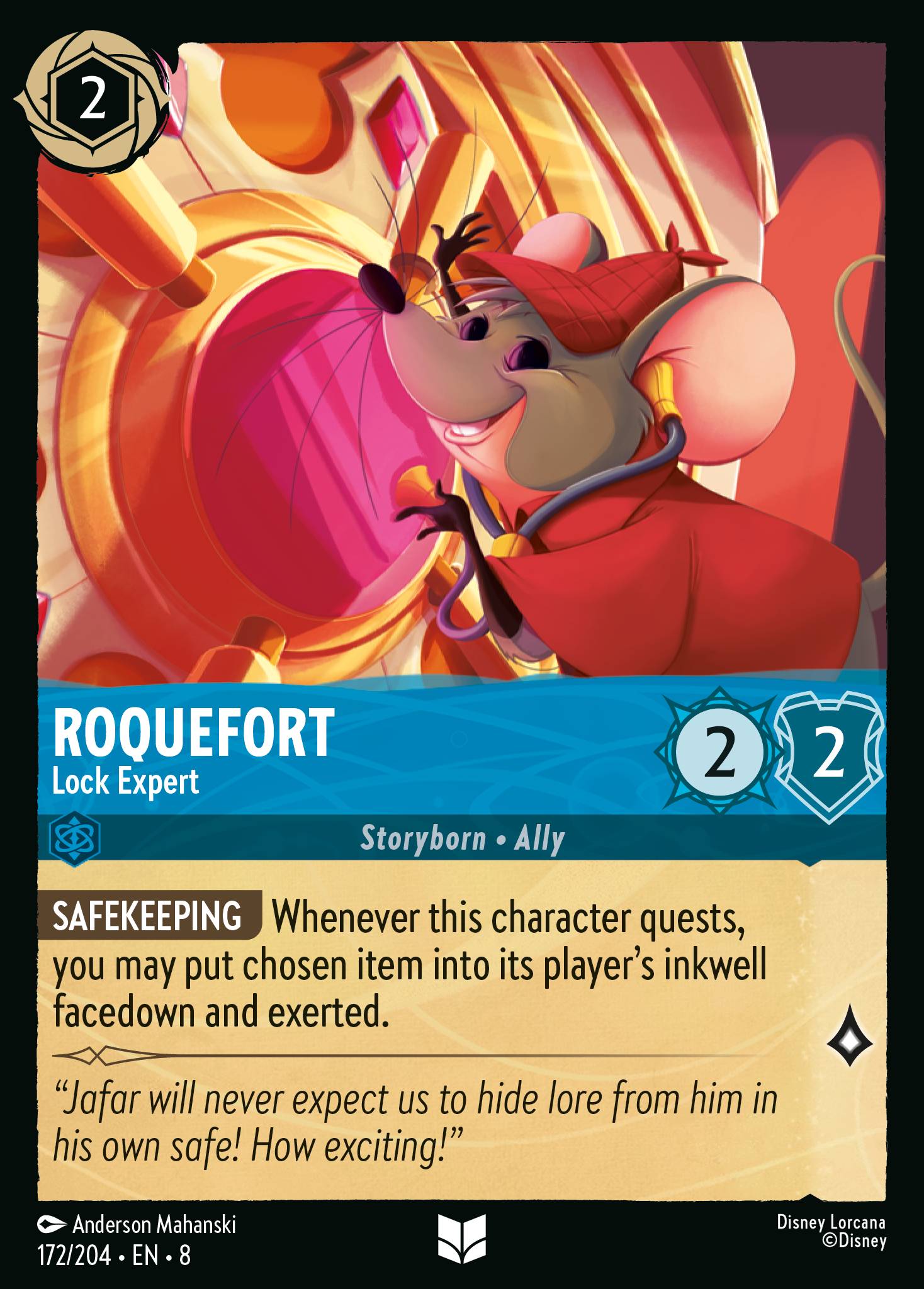 Roquefort — Lock Expert Disney Lorcana card