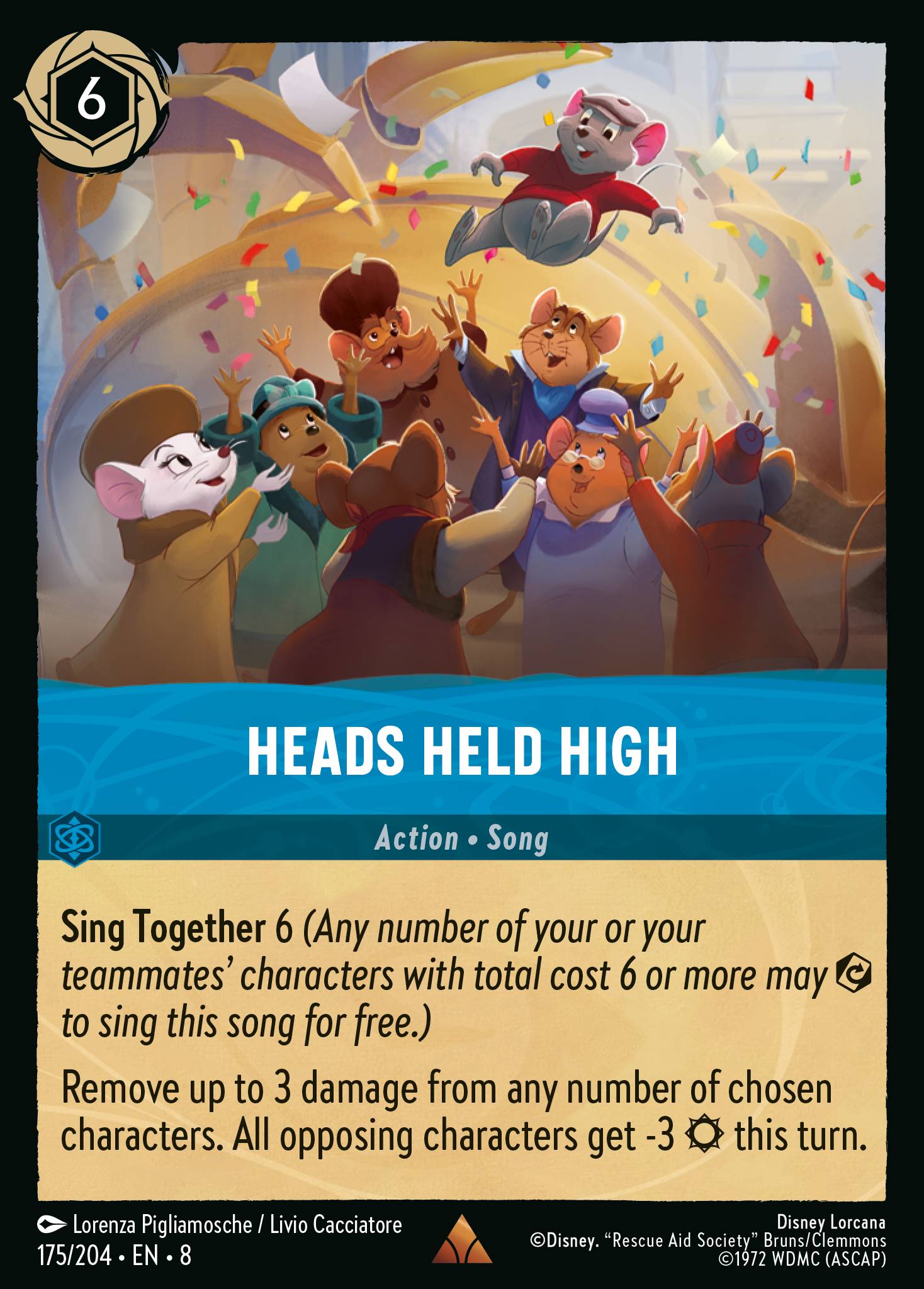 Heads Held High Disney Lorcana card