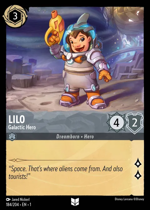 Lilo — Galactic Hero Disney Lorcana card