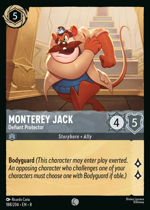 Monterey Jack — Defiant Protector Disney Lorcana card