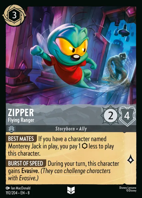 Zipper — Flying Ranger Disney Lorcana card