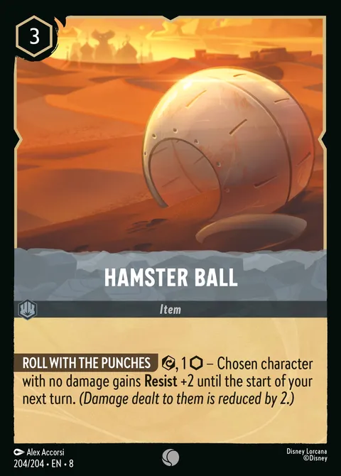 Hamster Ball Disney Lorcana card