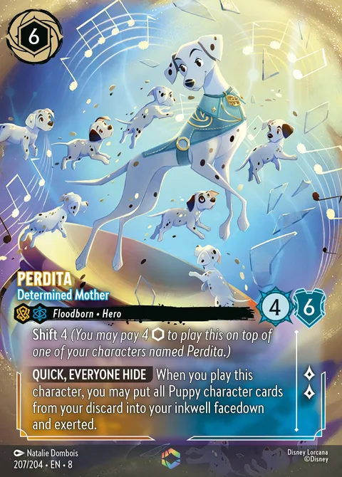 Perdita — Determined Mother Disney Lorcana card