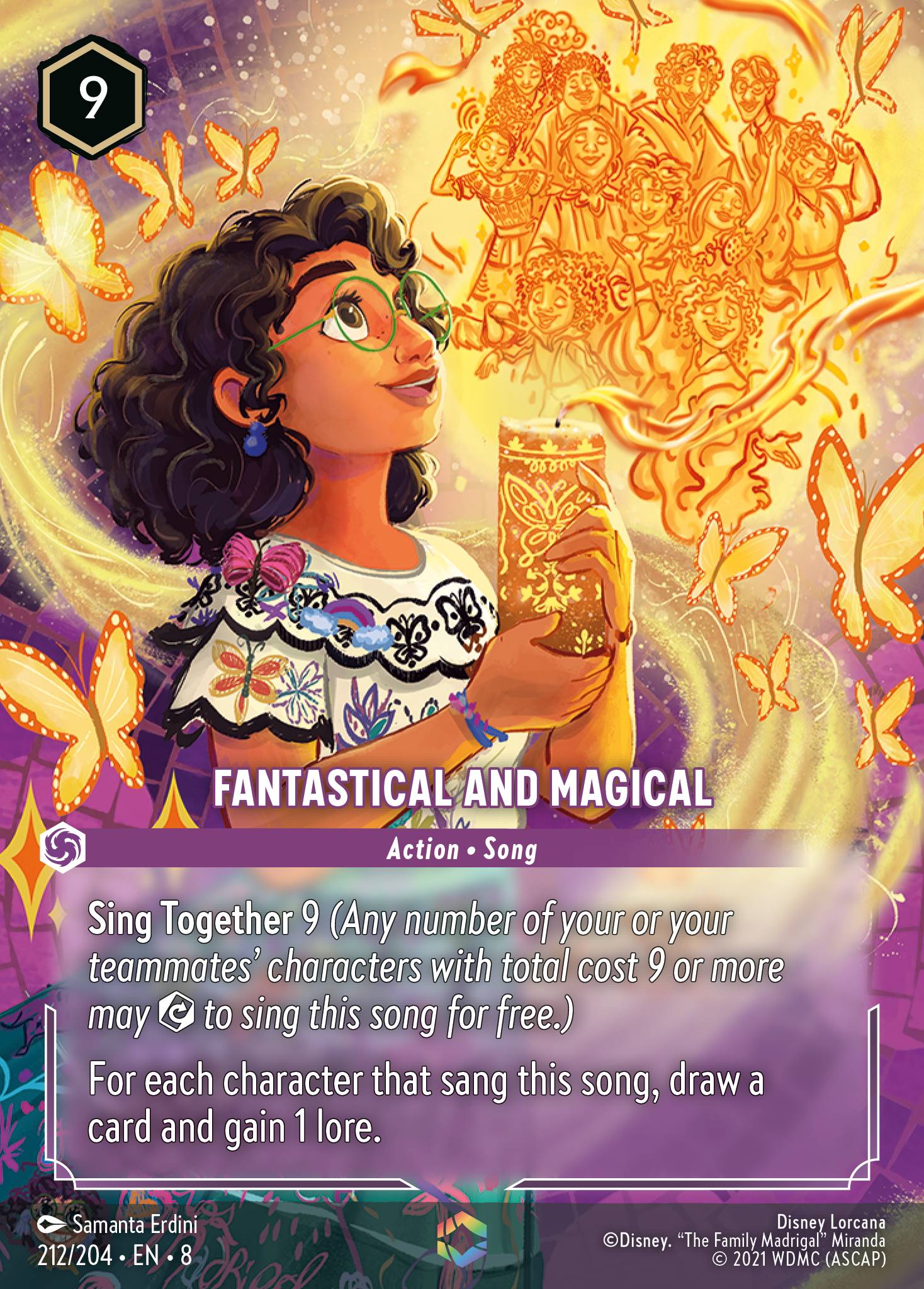 Fantastical and Magical Disney Lorcana card