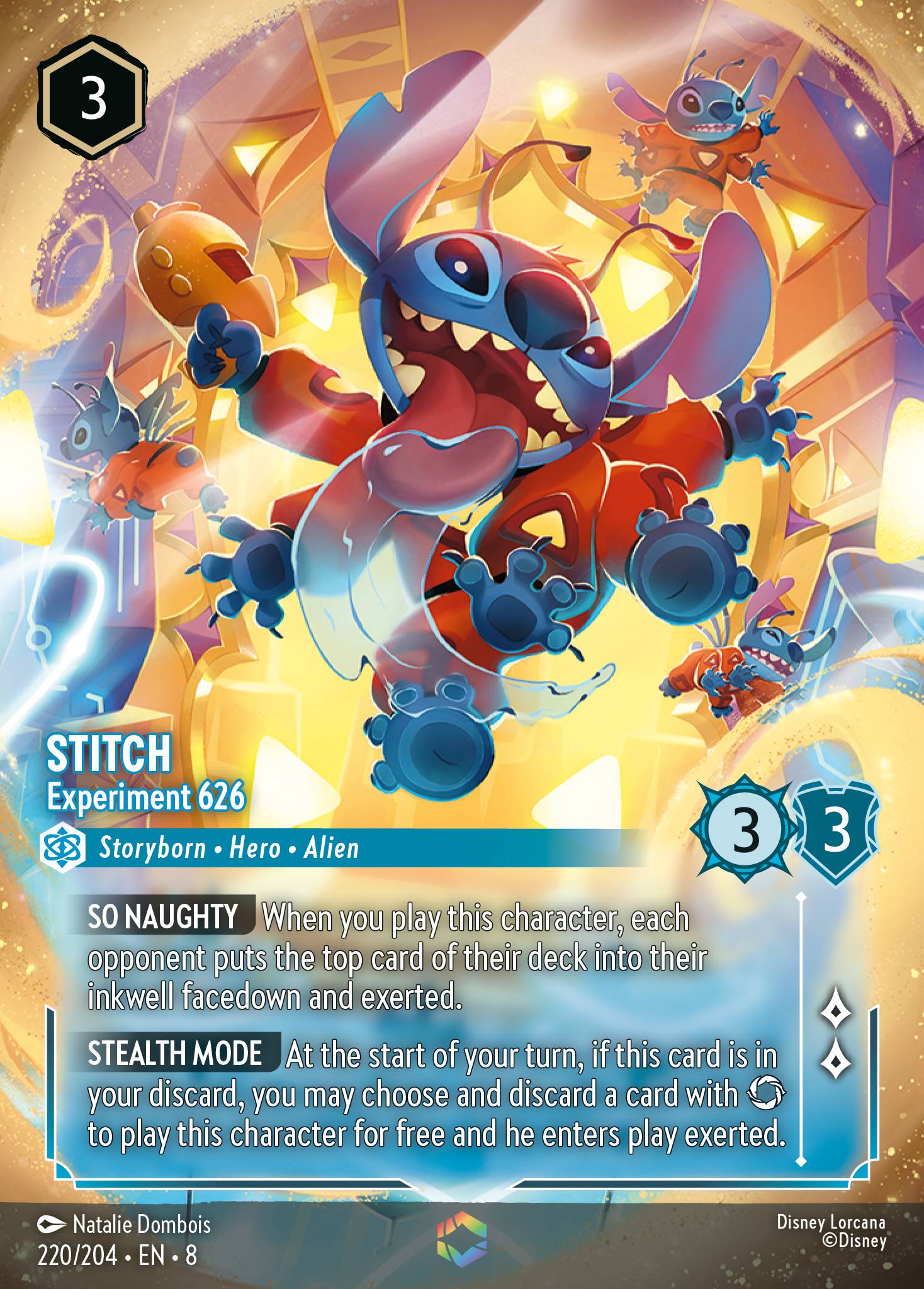 Stitch — Experiment 626 Disney Lorcana card