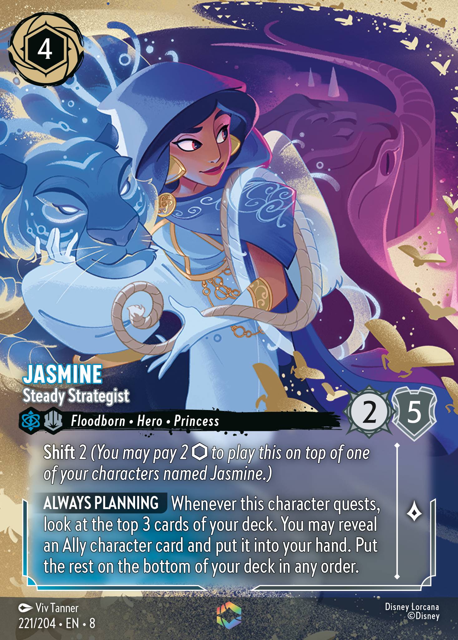 Jasmine — Steady Strategist Disney Lorcana card