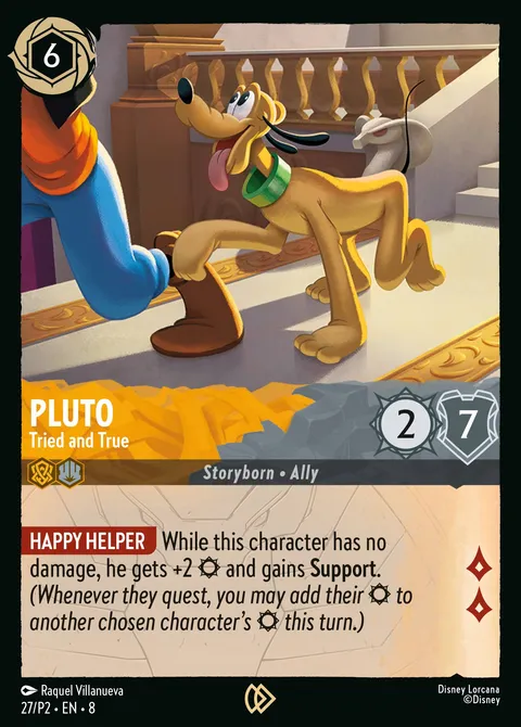 Pluto — Tried and True Disney Lorcana card