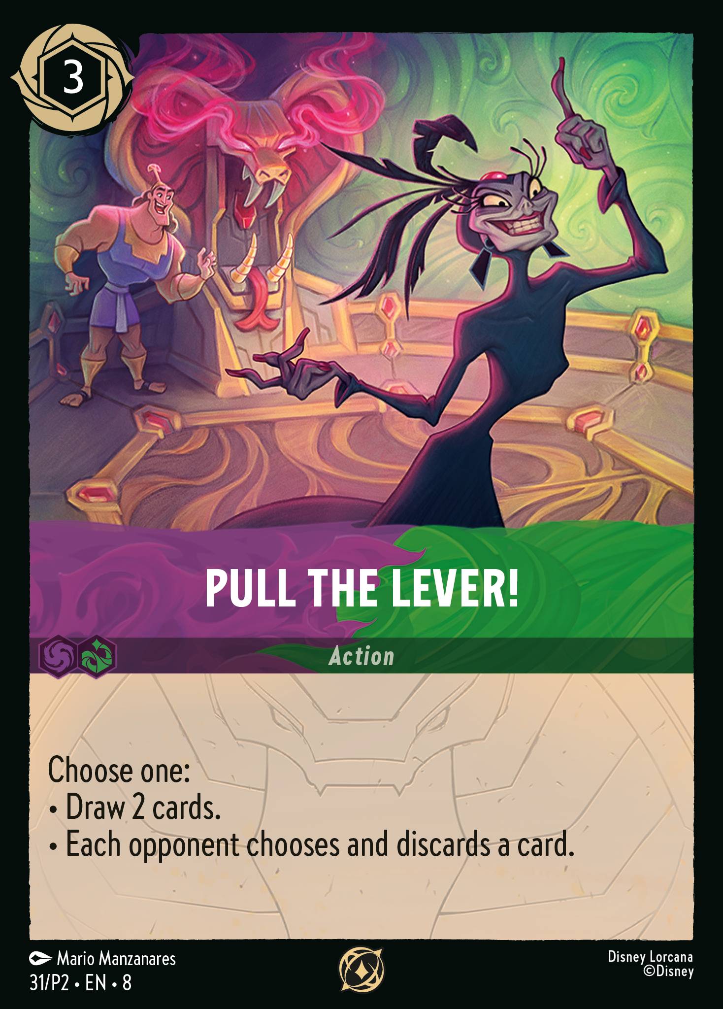 Pull the Lever! Disney Lorcana card
