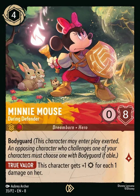 Minnie Mouse — Daring Defender Disney Lorcana card