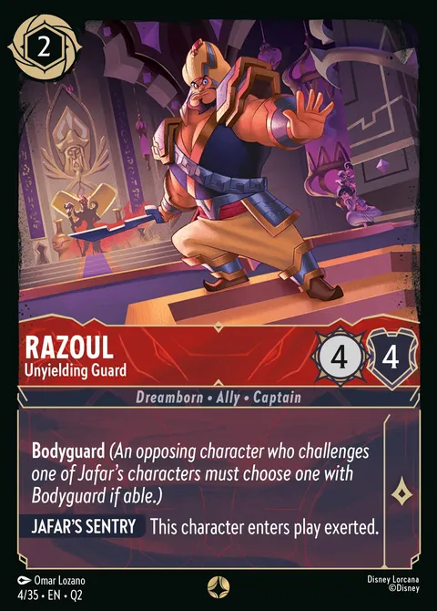 Razoul — Unyielding Guard Disney Lorcana card