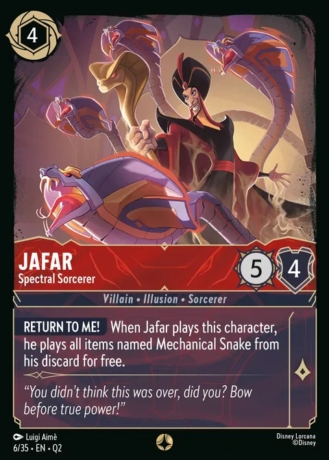 Jafar — Spectral Sorcerer Disney Lorcana card