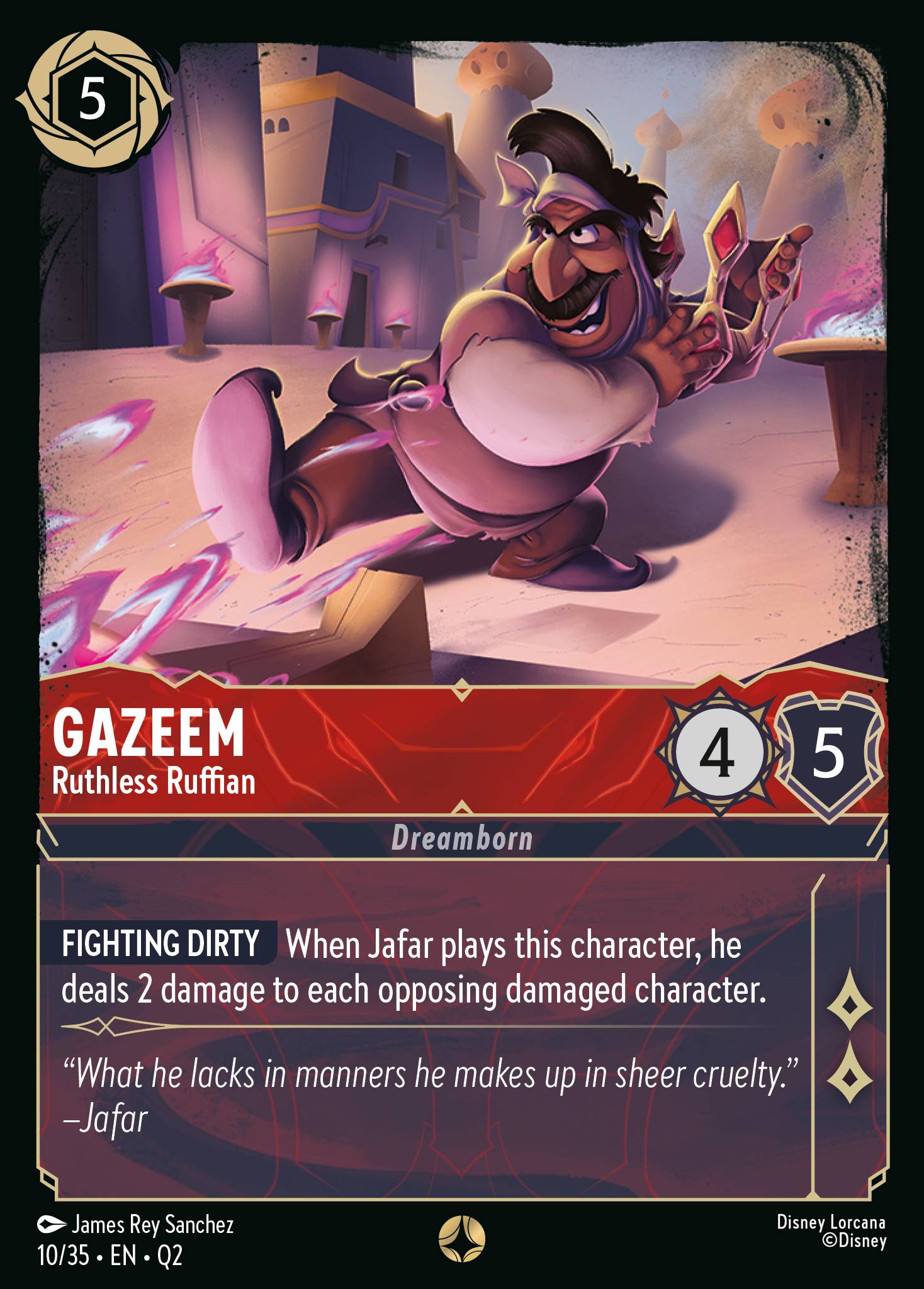 Gazeem — Ruthless Ruffian Disney Lorcana card