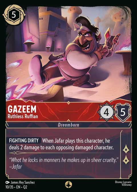 Gazeem — Ruthless Ruffian Disney Lorcana card