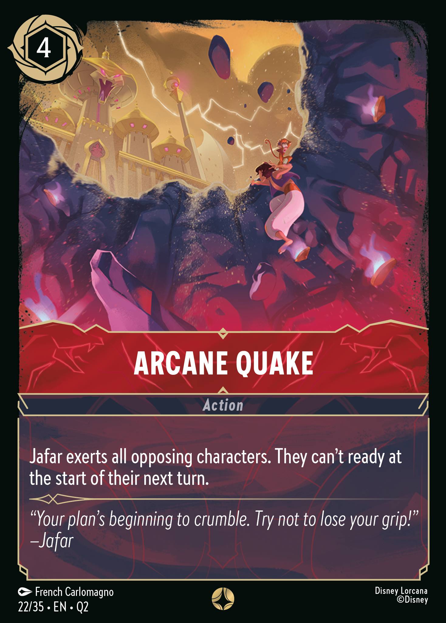 Arcane Quake Disney Lorcana card