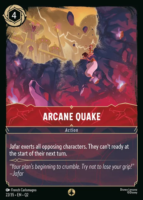 Arcane Quake Disney Lorcana card