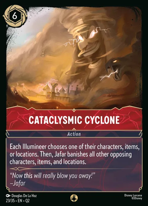 Cataclysmic Cyclone Disney Lorcana card