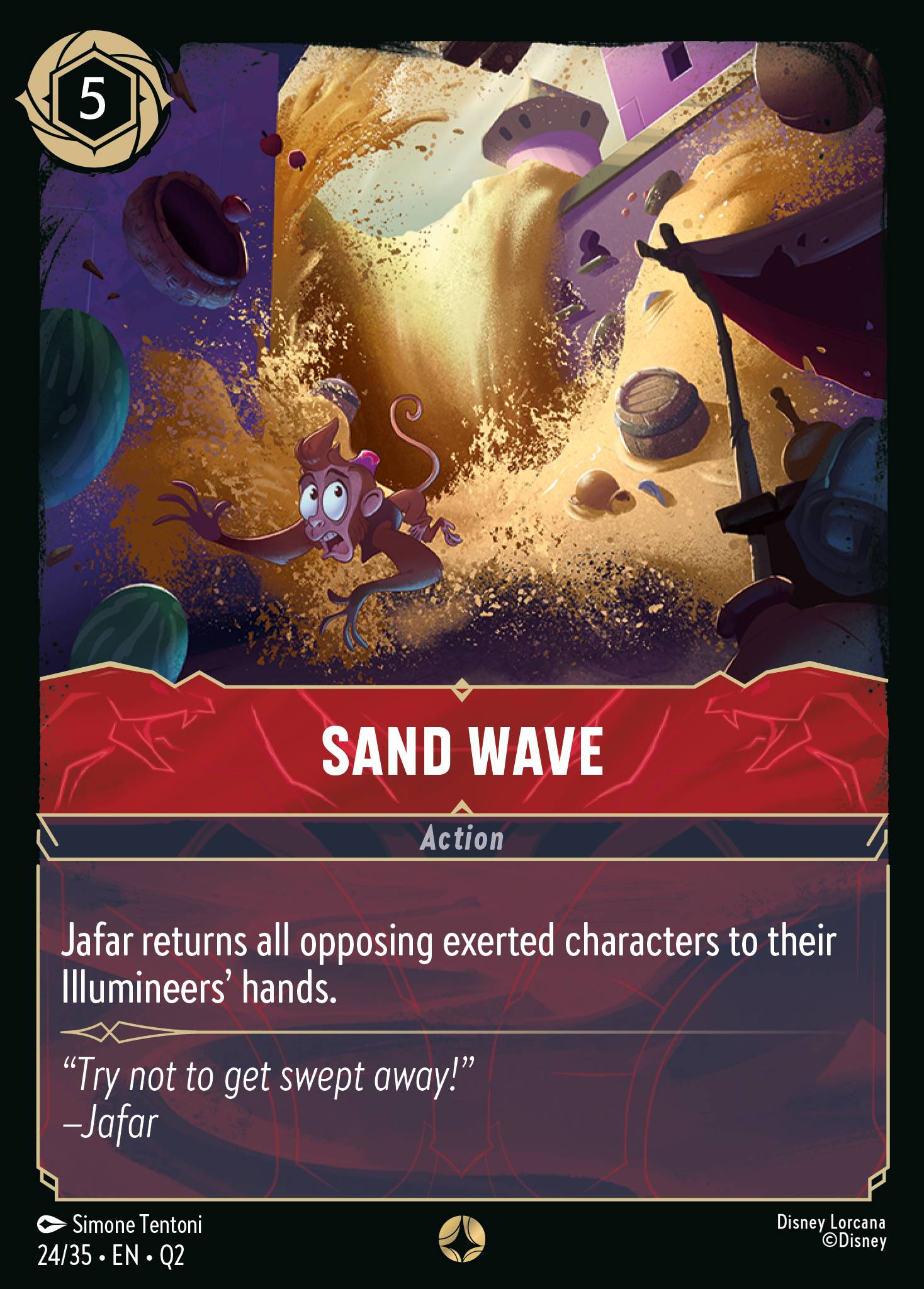 Sand Wave Disney Lorcana card