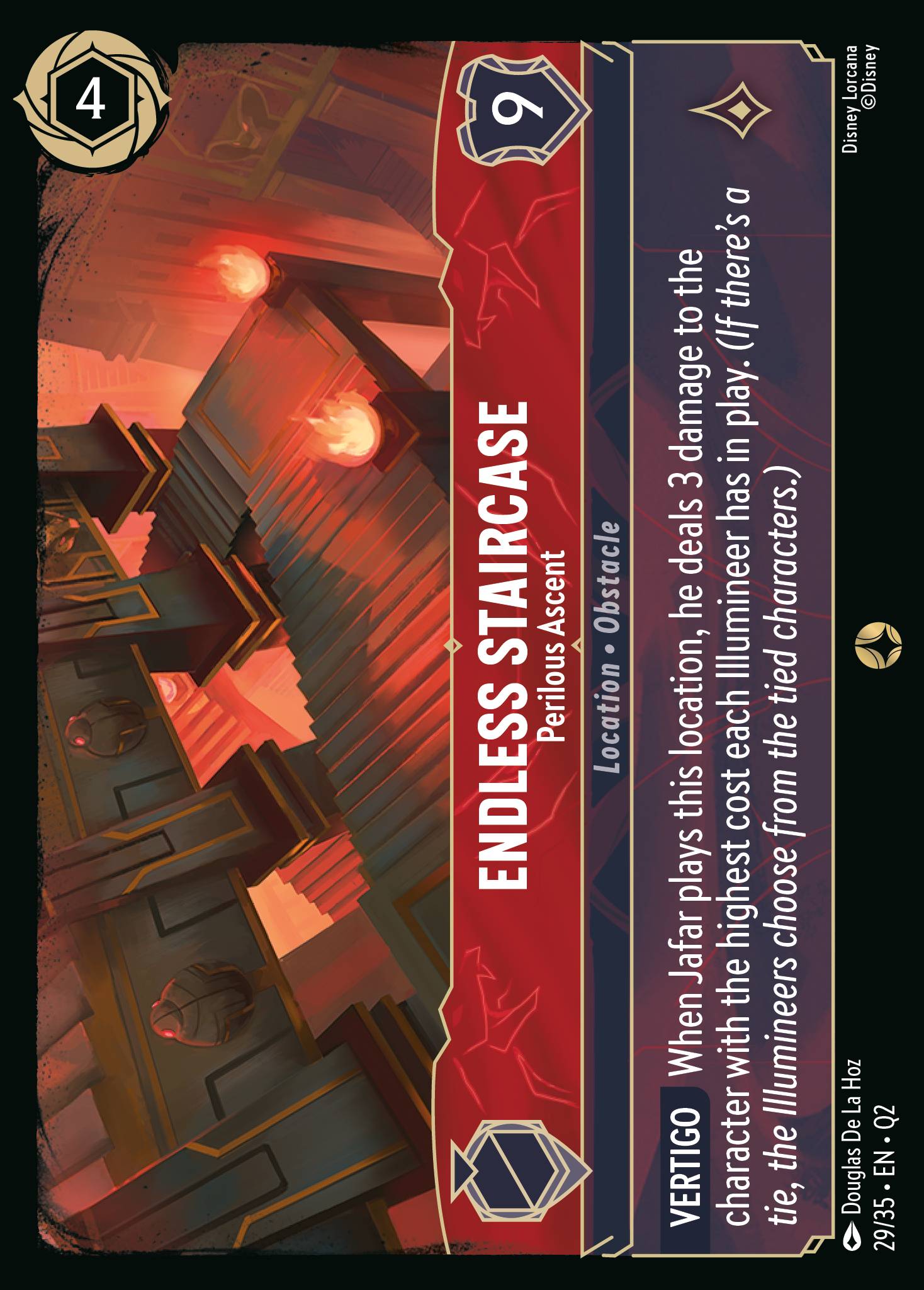 Endless Staircase — Perilous Ascent Disney Lorcana card