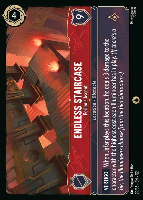Endless Staircase — Perilous Ascent Disney Lorcana card