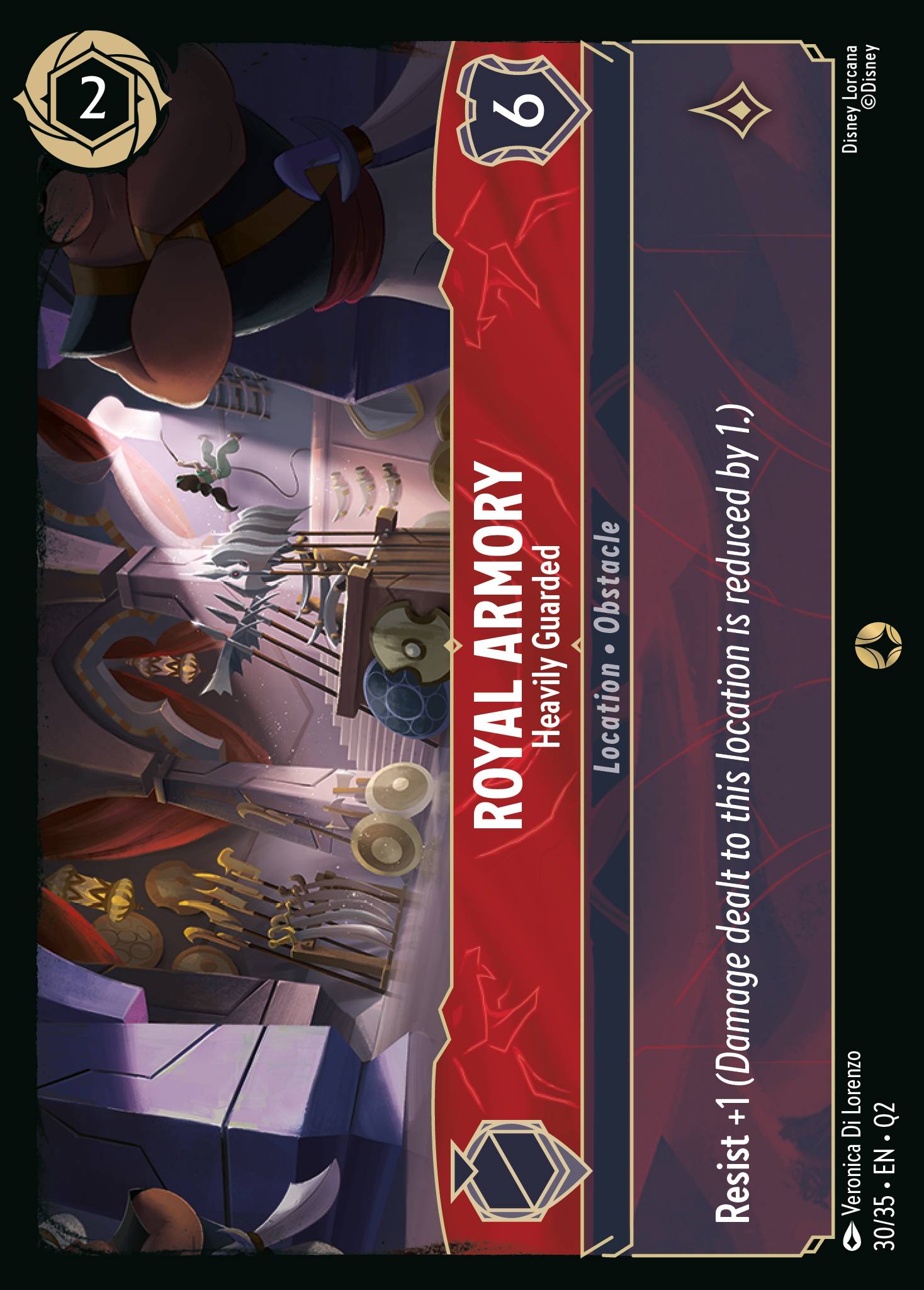 Royal Armory — Heavily Guarded Disney Lorcana card