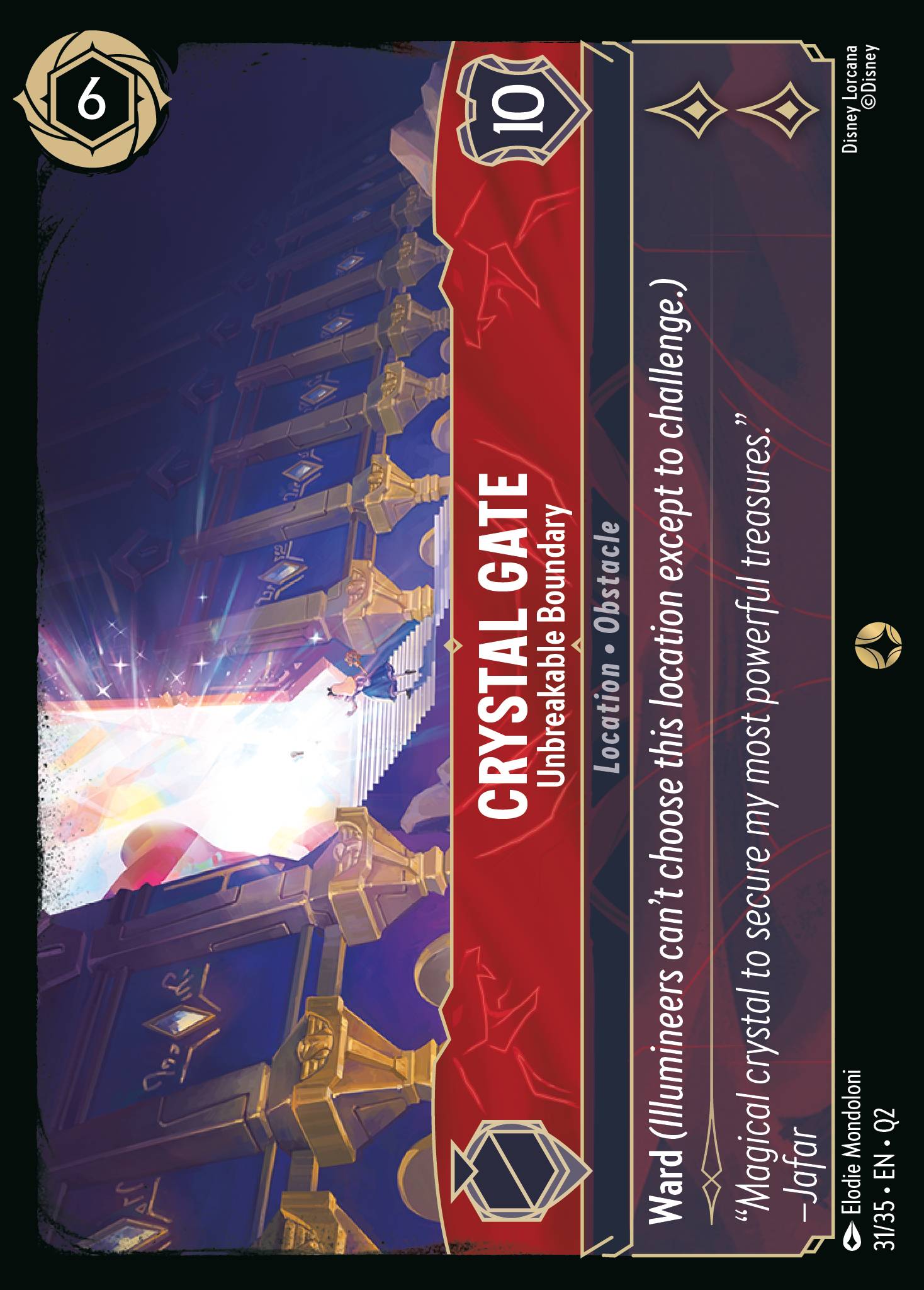 Crystal Gate — Unbreakable Boundary Disney Lorcana card