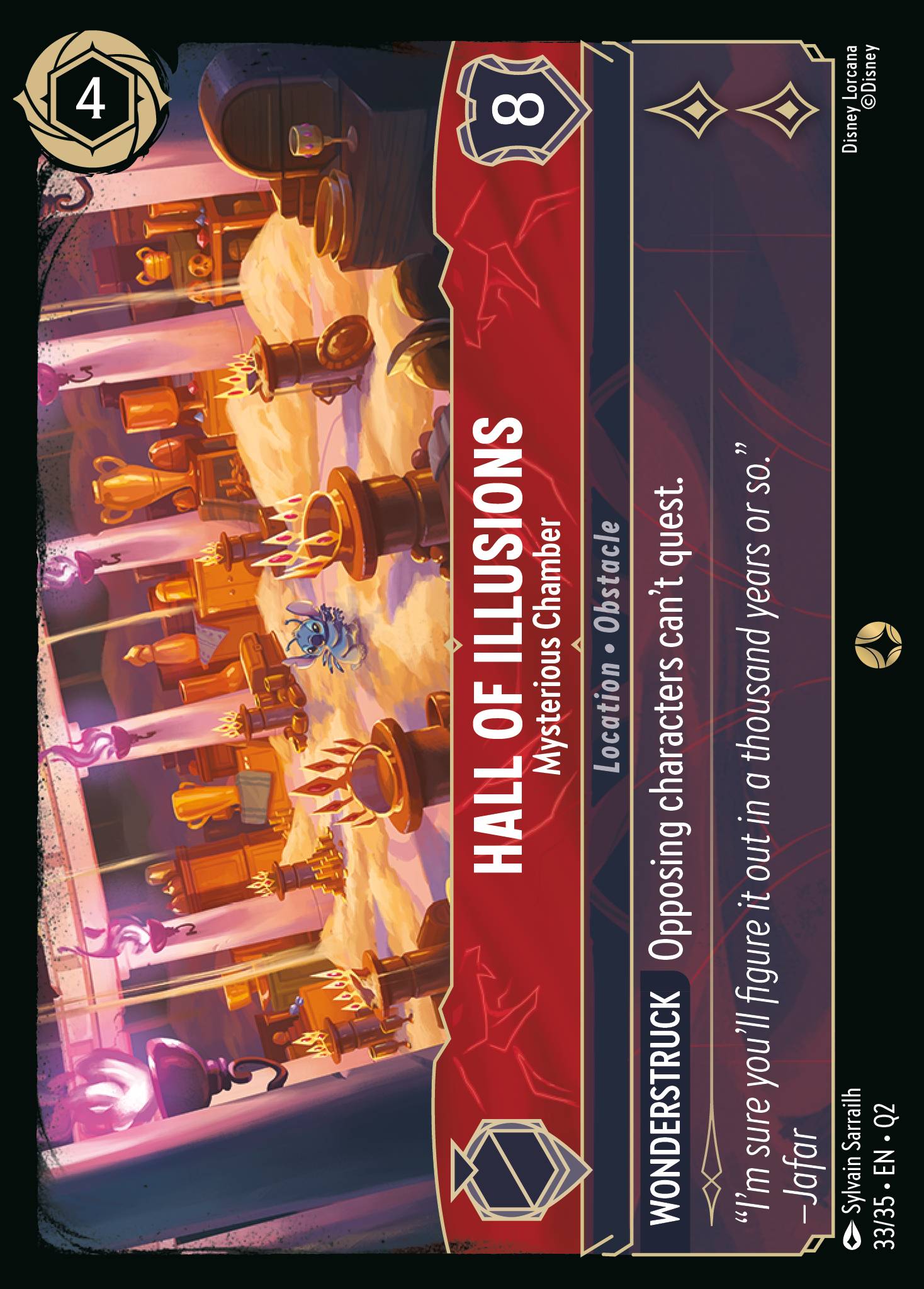 Hall of Illusions — Mysterious Chamber Disney Lorcana card