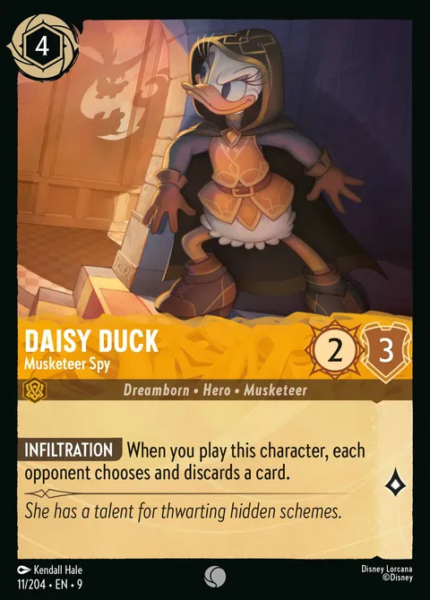 Daisy Duck — Musketeer Spy Disney Lorcana card