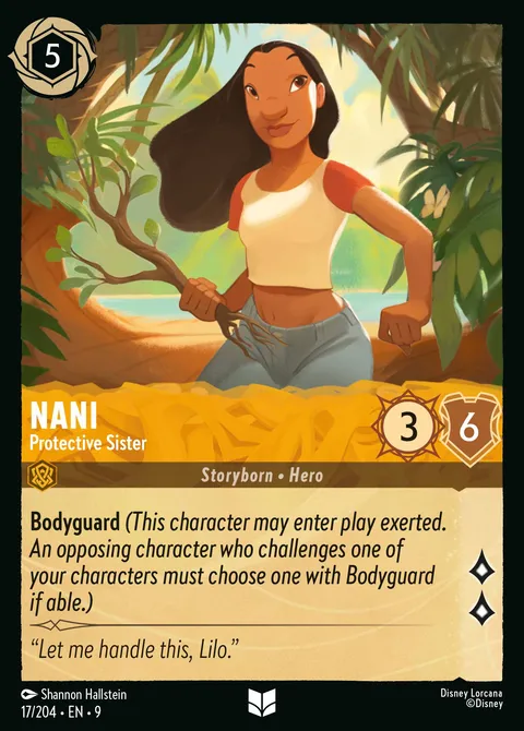 Nani — Protective Sister Disney Lorcana card