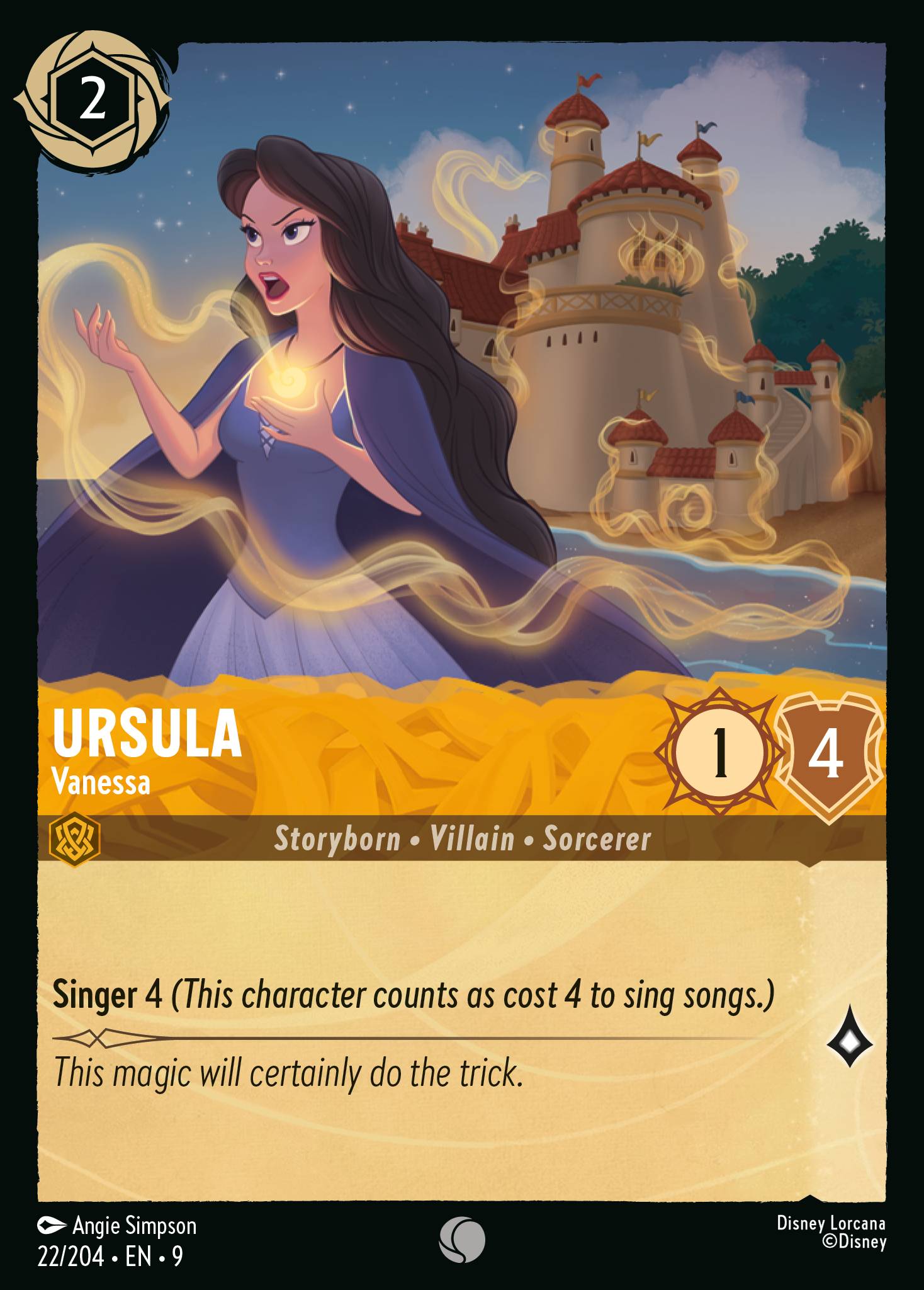 Ursula — Vanessa Disney Lorcana card